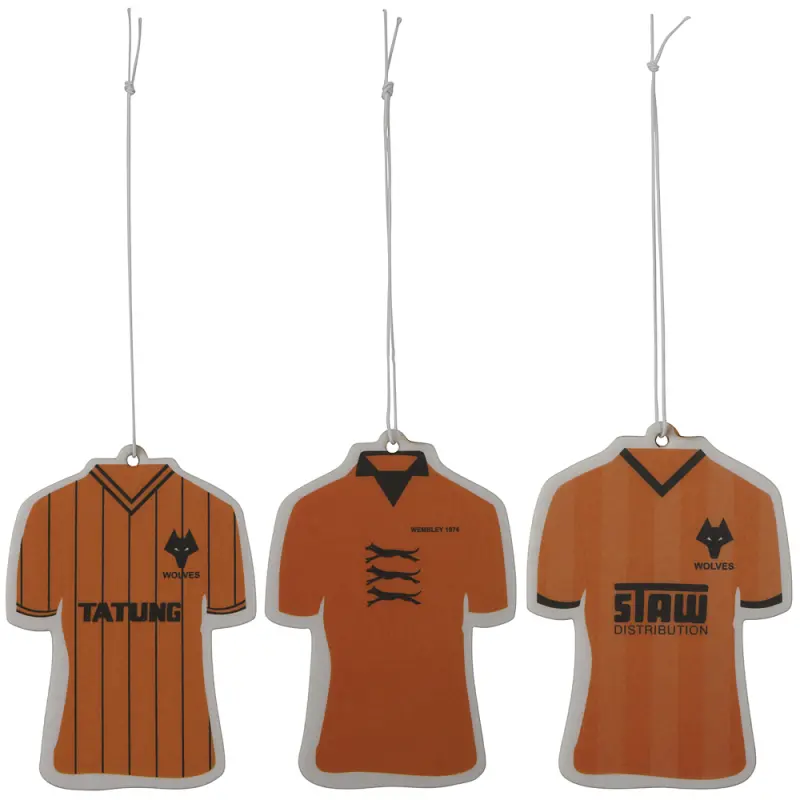 Wolverhampton Wanderers Store | Shop Official Retro 3 Pack Air Freshner Wolves Gear